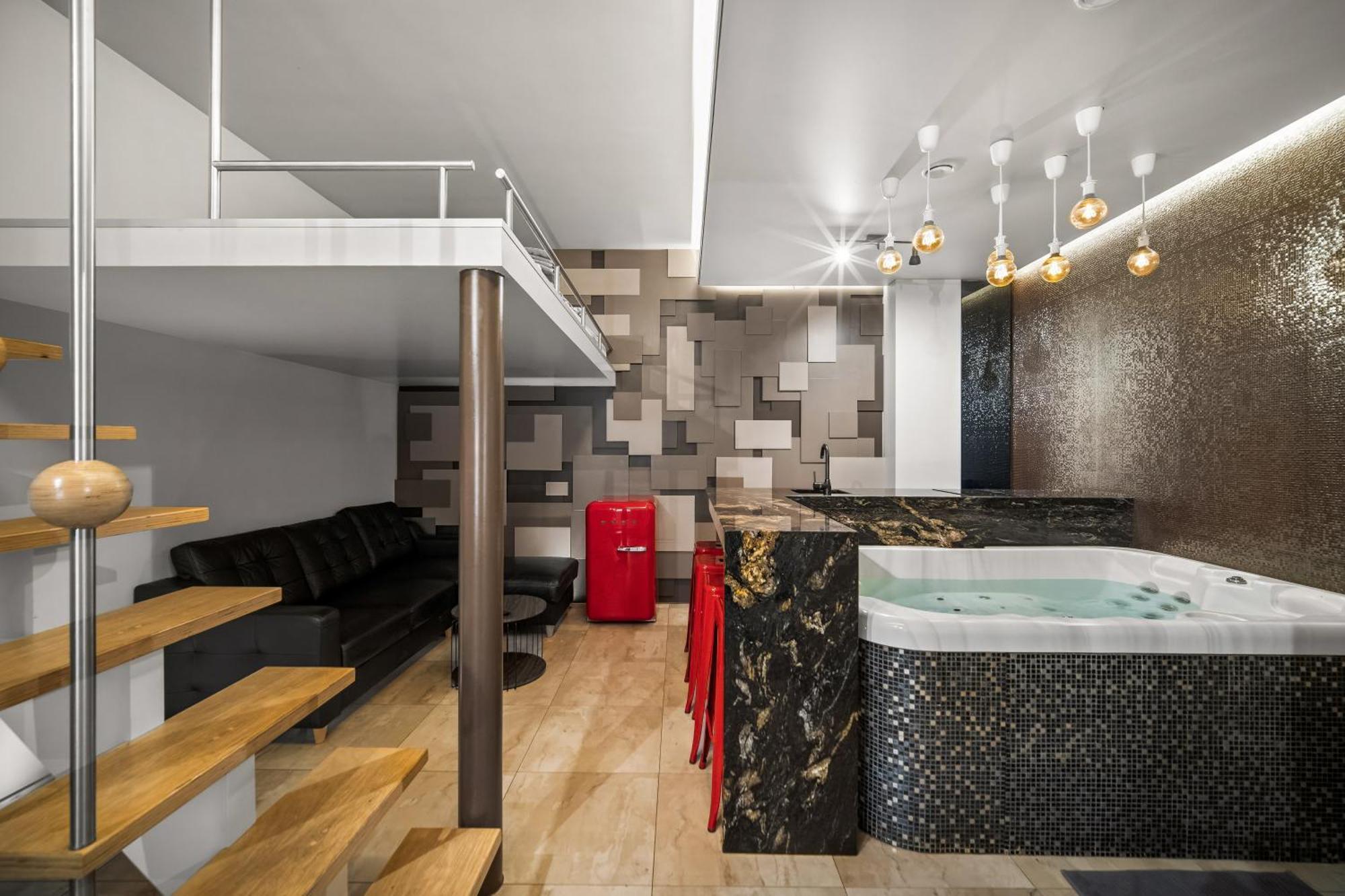 Secret Lounge - Cozy Studio With Sauna And Jacuzzi Вильнюс Экстерьер фото